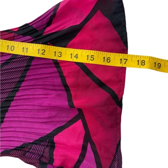 Women’s Catherine’s 3X Art To Wear Crinkle Embellished Collar Top Bell Sleeve‎ - Picture 4 of 7